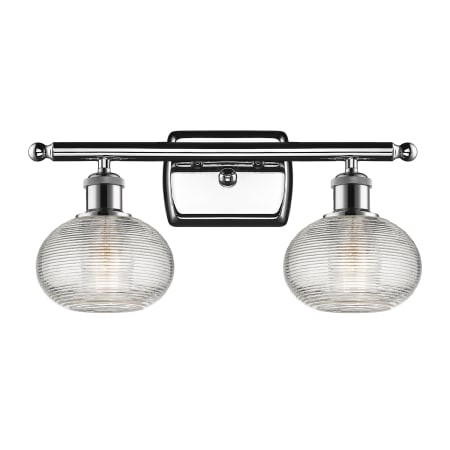 A large image of the Innovations Lighting 516-2W-8-16 Ithaca Vanity Alternate Image