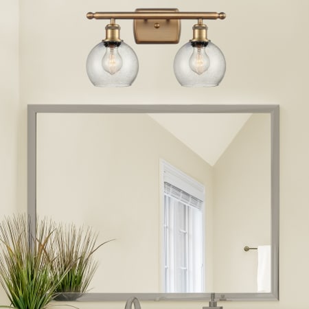 A large image of the Innovations Lighting 516-2W-9-16 Athens Vanity Alternate Image