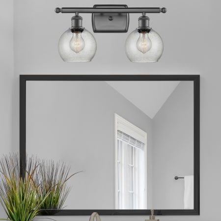 A large image of the Innovations Lighting 516-2W-9-16 Athens Vanity Alternate Image