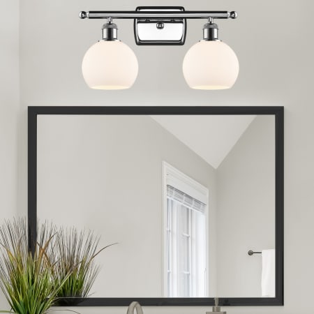 A large image of the Innovations Lighting 516-2W-9-16 Athens Vanity Alternate Image