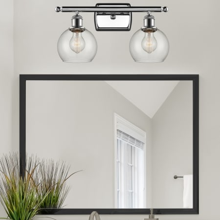 A large image of the Innovations Lighting 516-2W-9-16 Athens Vanity Alternate Image