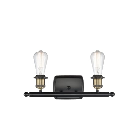 A large image of the Innovations Lighting 516-2W Bare Bulb Alternate Image