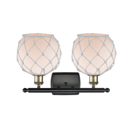 A large image of the Innovations Lighting 516-2W Farmhouse Rope Alternate Image