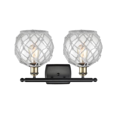 A large image of the Innovations Lighting 516-2W Farmhouse Rope Alternate Image