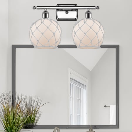 A large image of the Innovations Lighting 516-2W Farmhouse Rope Alternate Image