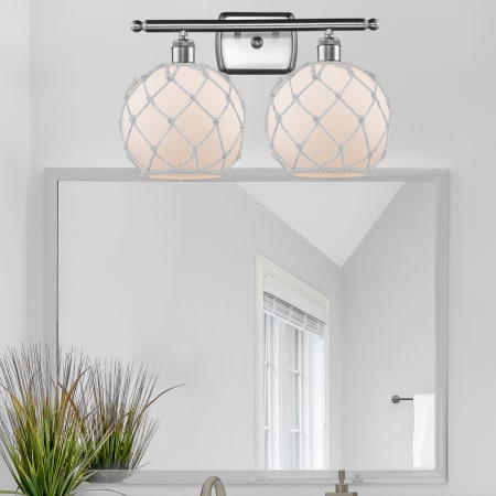 A large image of the Innovations Lighting 516-2W Farmhouse Rope Alternate Image