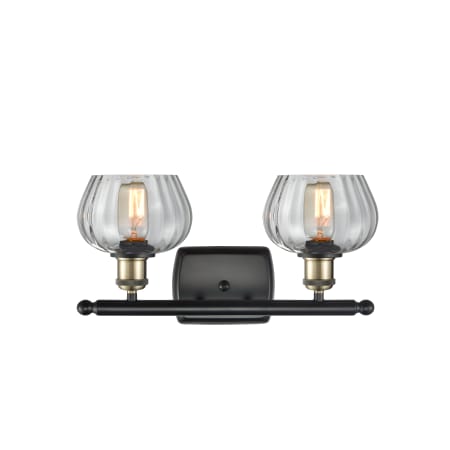 A large image of the Innovations Lighting 516-2W Fenton Alternate Image