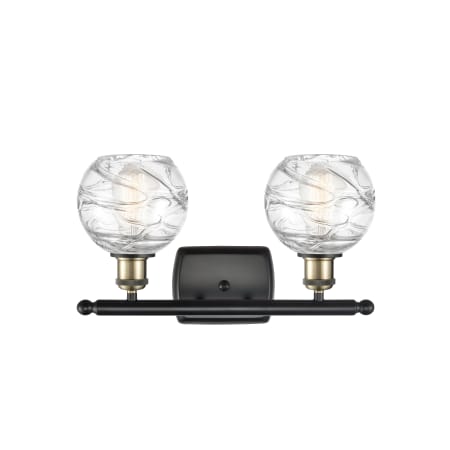 A large image of the Innovations Lighting 516-2W Small Deco Swirl Alternate Image