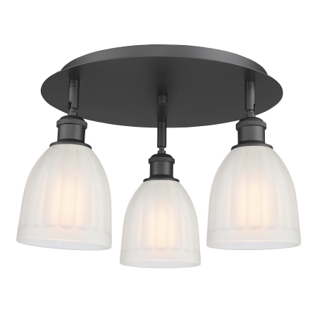 A large image of the Innovations Lighting 516-3C-10-18 Brookfield Flush Alternate Image