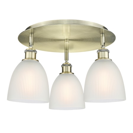 A large image of the Innovations Lighting 516-3C-10-18 Castile Flush Alternate Image