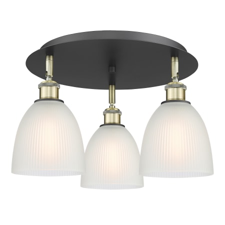 A large image of the Innovations Lighting 516-3C-10-18 Castile Flush Alternate Image