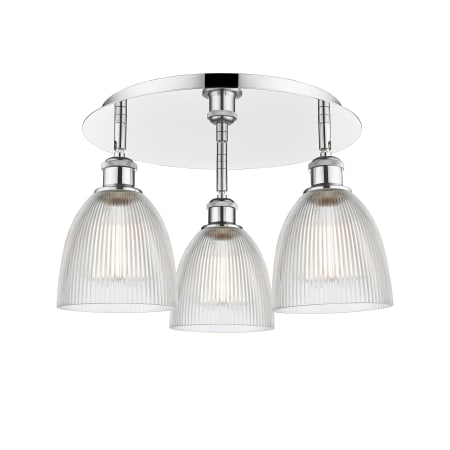 A large image of the Innovations Lighting 516-3C-10-18 Castile Flush Alternate Image