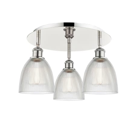 A large image of the Innovations Lighting 516-3C-10-18 Castile Flush Alternate Image