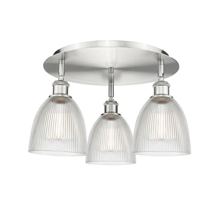 A large image of the Innovations Lighting 516-3C-10-18 Castile Flush Alternate Image