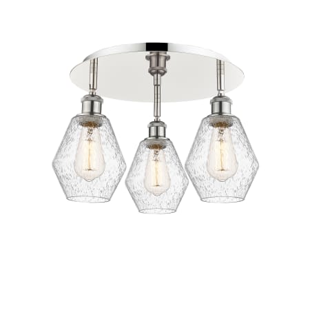 A large image of the Innovations Lighting 516-3C-10-18 Cindyrella Flush Alternate Image