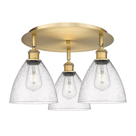 A large image of the Innovations Lighting 516-3C-10-20 Bristol Glass Flush Alternate Image