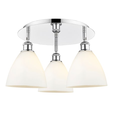 A large image of the Innovations Lighting 516-3C-10-20 Bristol Glass Flush Alternate Image