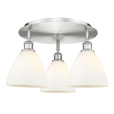 A large image of the Innovations Lighting 516-3C-10-20 Bristol Glass Flush Alternate Image