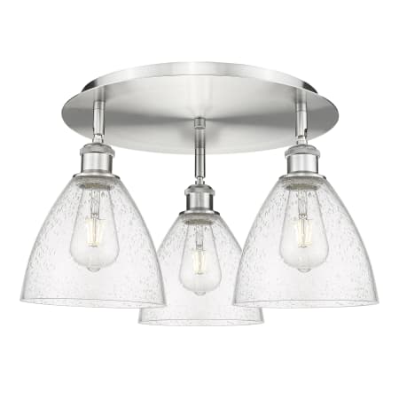 A large image of the Innovations Lighting 516-3C-10-20 Bristol Glass Flush Alternate Image