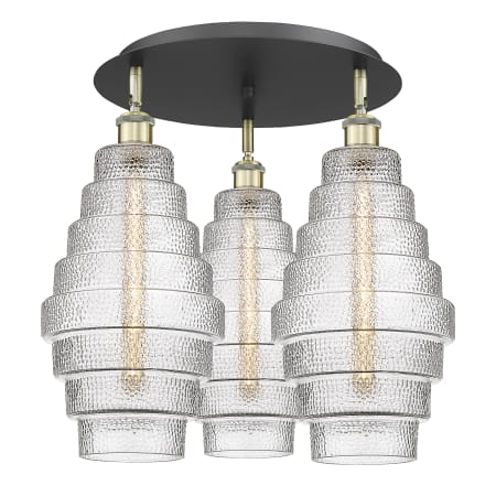 A large image of the Innovations Lighting 516-3C-18-20 Cascade Flush Alternate Image