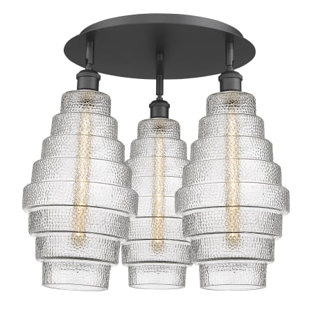 A large image of the Innovations Lighting 516-3C-18-20 Cascade Flush Alternate Image