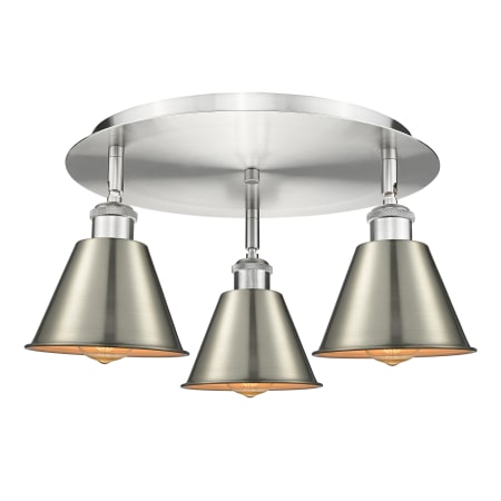 A large image of the Innovations Lighting 516-3C-8-19 Ballston Flush Alternate Image