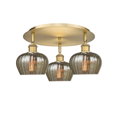 A large image of the Innovations Lighting 516-3C-8-19 Fenton Flush Alternate Image