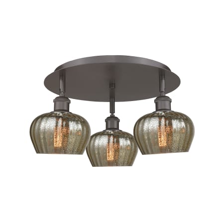 A large image of the Innovations Lighting 516-3C-8-19 Fenton Flush Alternate Image