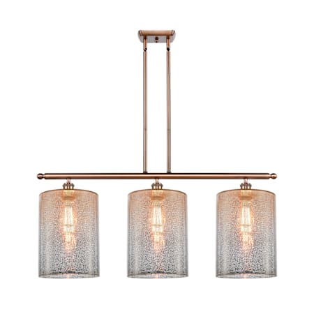 A large image of the Innovations Lighting 516-3I-10-36-L Cobbleskill Linear Alternate Image