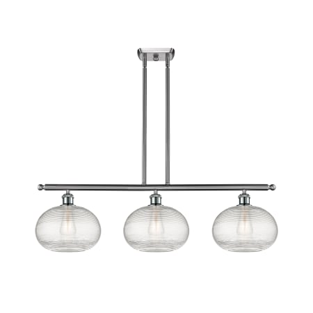 A large image of the Innovations Lighting 516-3I-10-37 Ithaca Pendant Alternate Image