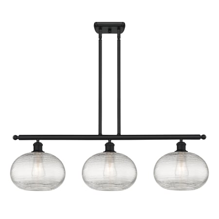 A large image of the Innovations Lighting 516-3I-10-37 Ithaca Pendant Alternate Image