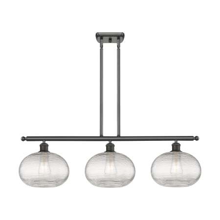 A large image of the Innovations Lighting 516-3I-10-37 Ithaca Pendant Alternate Image