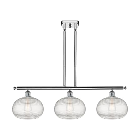 A large image of the Innovations Lighting 516-3I-10-37 Ithaca Pendant Alternate Image