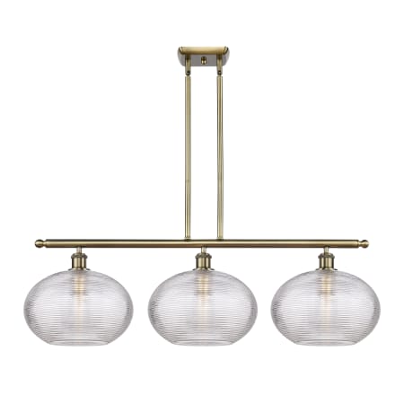A large image of the Innovations Lighting 516-3I-12-39 Ithaca Pendant Alternate Image