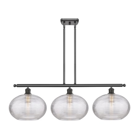 A large image of the Innovations Lighting 516-3I-12-39 Ithaca Pendant Alternate Image