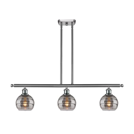 A large image of the Innovations Lighting 516-3I-9-36 Rochester Pendant Alternate Image