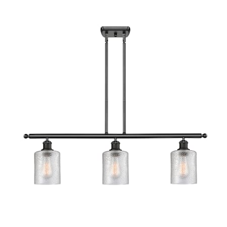 A large image of the Innovations Lighting 516-3I Cobbleskill Alternate Image