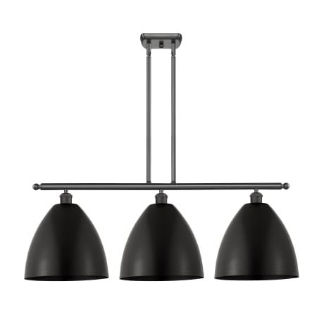 A large image of the Innovations Lighting 516-3I-14-39 Bristol Linear Oil Rubbed Bronze