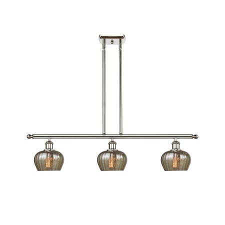 A large image of the Innovations Lighting 516-3I Fenton Polished Nickel / Mercury