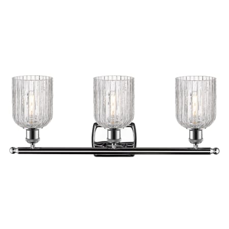 A large image of the Innovations Lighting 516-3W-10-25-Bridal Veil-Bathroom Vanity Light Alternate Image