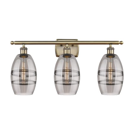 A large image of the Innovations Lighting 516-3W-10-26-Vaz-Bathroom Vanity Light Alternate Image