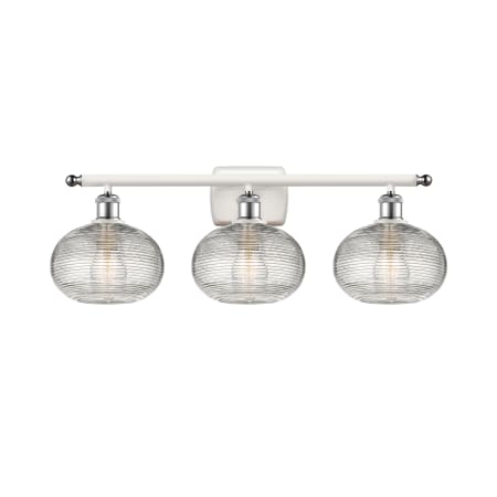 A large image of the Innovations Lighting 516-3W-10-28-Ithaca-Bathroom Vanity Light Alternate Image