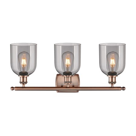 A large image of the Innovations Lighting 516-3W-11-26-Bella-Bathroom Vanity Light Alternate Image