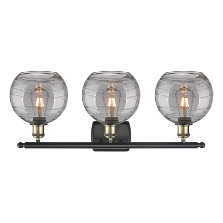 A large image of the Innovations Lighting 516-3W-11-28-Athens Deco Swirl-Vanity Light Alternate Image