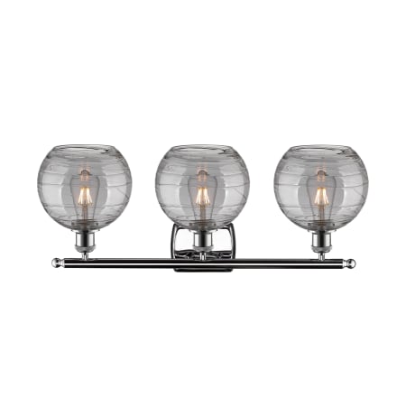 A large image of the Innovations Lighting 516-3W-11-28-Athens Deco Swirl-Vanity Light Alternate Image