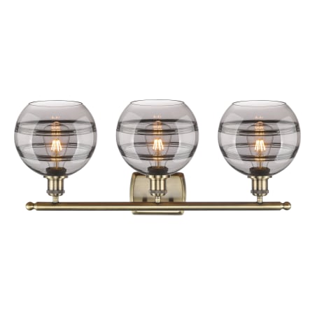 A large image of the Innovations Lighting 516-3W-11-28-Rochester-Bathroom Vanity Light Alternate Image