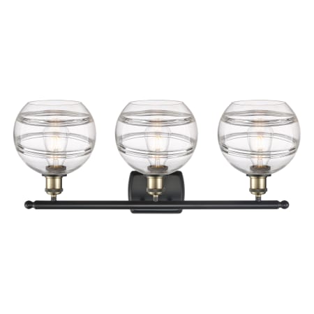 A large image of the Innovations Lighting 516-3W-11-28-Rochester-Bathroom Vanity Light Alternate Image