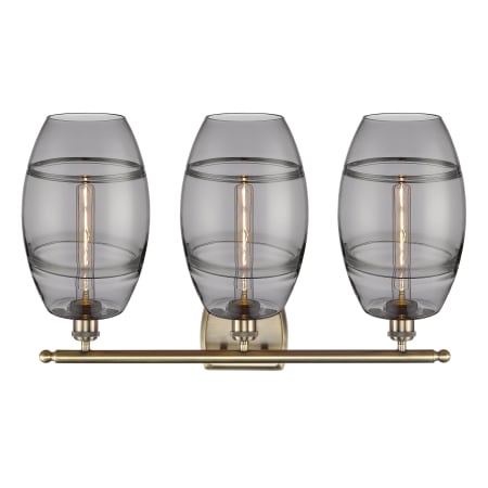 A large image of the Innovations Lighting 516-3W-11-28-Vaz-Bathroom Vanity Light Alternate Image