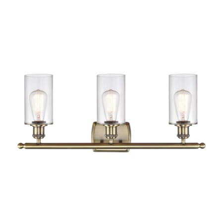 A large image of the Innovations Lighting 516-3W-12-26 Clymer Vanity Alternate Image