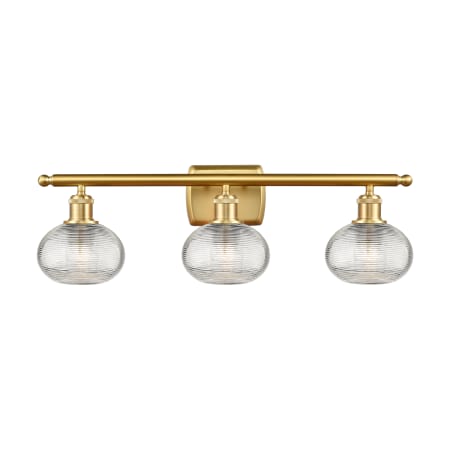 A large image of the Innovations Lighting 516-3W-8-26-Ithaca-Bathroom Vanity Light Alternate Image